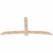 Ekena Millwork Bellingham Smooth Timber Gable Bracket, Douglas Fir, 84"W x 42"H x 1 1/2"D x 5 1/2"F, 12/12 Pitch GBW084X42X0206BEL00SDF - alternate 4